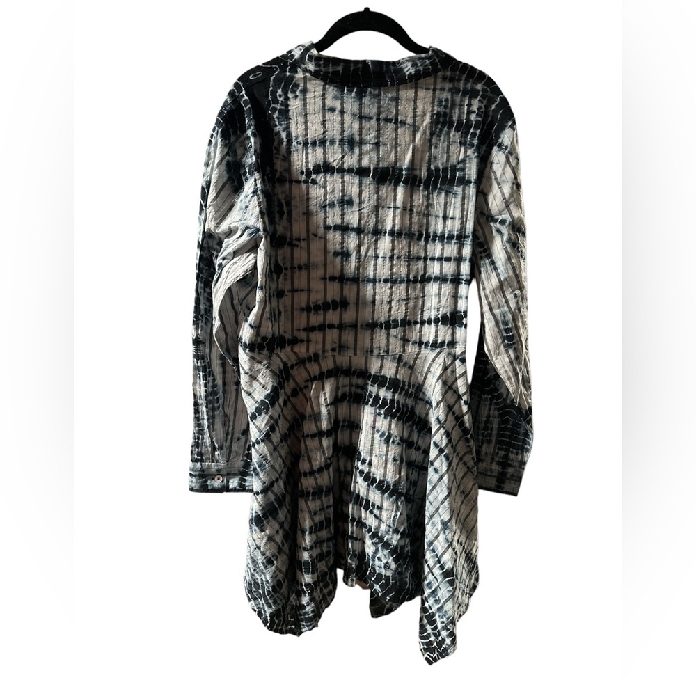 Studio West Apparel Button Down Tunic Blouse Size… - image 2